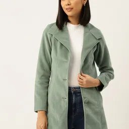 Leather Retail Women Lightweight Longline Tailored Velvet Jacket-picture-27