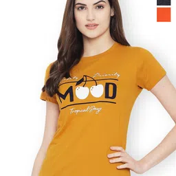 Fabflee Women Multicoloured 3 Printed T-shirt-picture-13