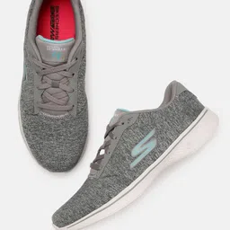 Skechers Women Grey Go Walk 4 - Serenity Walking Shoes-picture-37