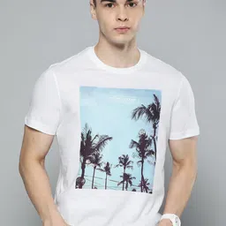 Indian Terrain Tropical Print Pure Cotton T-shirt-picture-16