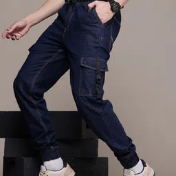 The Roadster Life Co. Men Pure Cotton Baggy Cargo Jogger-picture-48