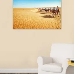 999Store Brown & Blue Desert Wall Art-picture-32