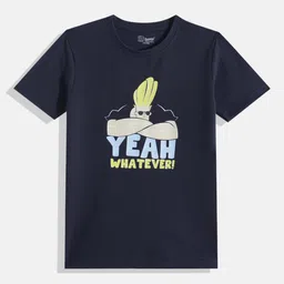 Eteenz Kids Boys Johny Bravo Printed T-Shirt-picture-30