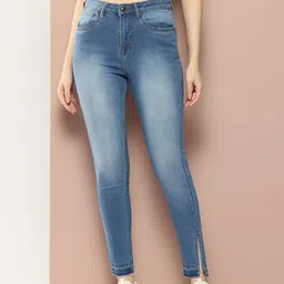 Harvard Women Skinny Fit High-Rise Light Fade Stretchable Jeans-image-58