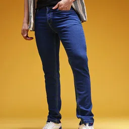 HERE&NOW Men Slim Fit Mid-Rise Jeans-picture-18