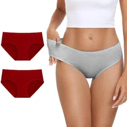 Diving Deep Women Pack of3 Cotton Hipster Briefs-image-97