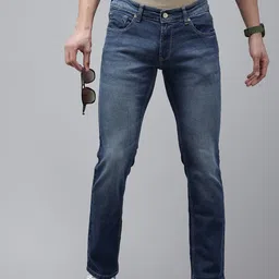 SPYKAR Men Skinny Fit Low-Rise Light Fade Stretchable Jeans image 1