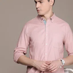 French Connection Solid Slim Fit Casual Shirt-image-2