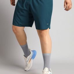 CULT Men Teal Runner's Essential Plus Size Shorts-picture-28