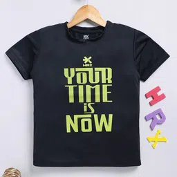 HRX by Hrithik Roshan Boys Typography Printed Rapid Dry Sports T-shirt-picture-28