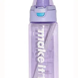 YK Purple Printed Sipper Water Bottle - 600 ml-image-0