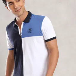 Nautica Colourblocked Polo Collar T-shirt-picture-34