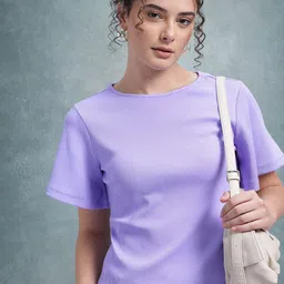 The Roadster Life Co. Round Neck Ribbed Top-picture-23