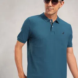 Nautica Pure Cotton Polo Collar T-Shirt-picture-38