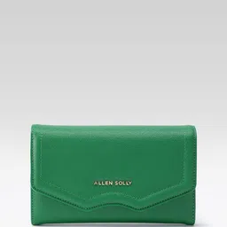 Allen Solly Women Textured Three Fold Wallet-image-2