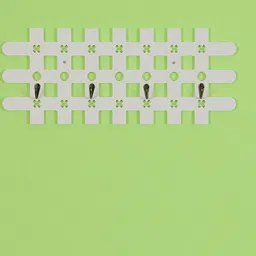 Aapno Rajasthan White MDF Wall Shelf with Keyholders-picture-30