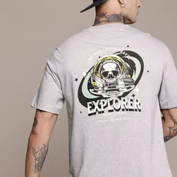 R.Code by The Roadster Life Co. Men Printed Relaxed Fit T-shirt-picture-28