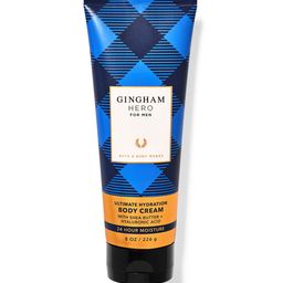 Bath & Body Works Men Gingham Hero Ultimate Hydration Body Cream with Shea Butter - 226g-picture-15