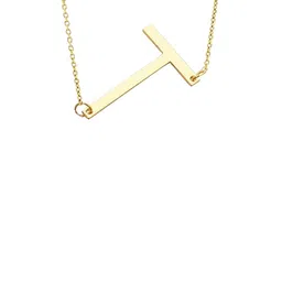 Bling Queen Gold-Plated T Initial Alphabet Chain-picture-21