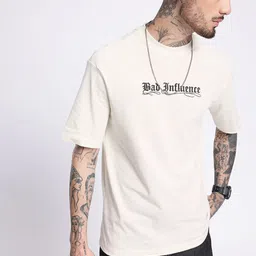 glitchez Street Cool Typography Printed Relaxed Fit T-shirt-picture-41