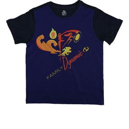 Disney by Wear Your Mind Navy Blue Printed Round Neck T-shirt-picture-13