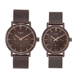 Timex Multifunction Bracelet Style Straps Analogue His & Her Watch TW0PRE004-picture-35