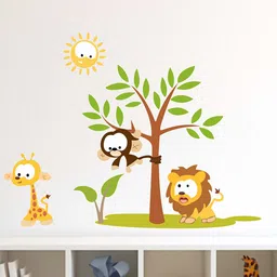 LANSTICK Brown & Green Printed Waterproof Wall Sticker-picture-32