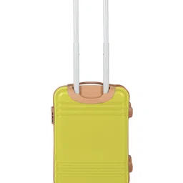 Teakwood Leathers Unisex Textured Hard Cabin Suitcase Trolley Bag- 38L-picture-17