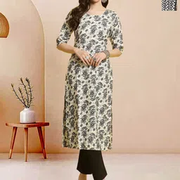 Moda Rapido Pack of 2 Printed Straight Kurta with Trousers-picture-32