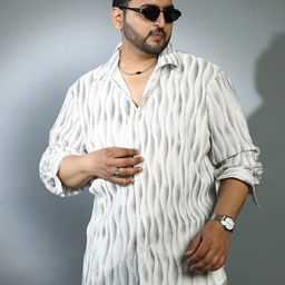 Instafab Plus Men Comfort Opaque Printed Casual Shirt-picture-45