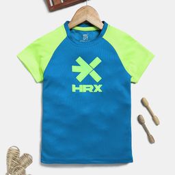 HRX by Hrithik Roshan Boys Brand Logo Printed T-shirt-picture-37