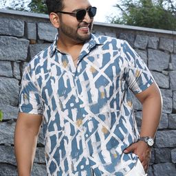Instafab Plus Men Comfort Opaque Printed Casual Shirt-image-42