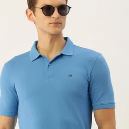 Peter England Men Solid Polo Collar Slim Fit T-shirt-picture-35