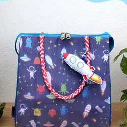 ROSADA Kids Space Printed Lightweight Waterproof Tote Bag-picture-28