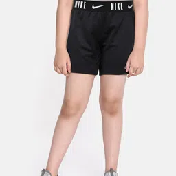 Nike Girls Black Solid Dri-Fit Trophy Training Shorts-image-32