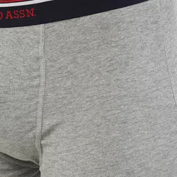 U.S. Polo Assn. Men Grey Solid Cotton Trunk I667-003-P1 image 3