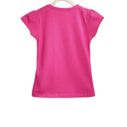 Sera Girls Fuchsia Printed Top image 2