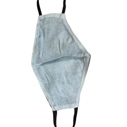 wHAT'S DOwn White Printed Cotton Reusable Face Mask image 2