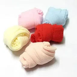 baesd BASED Pack of 5 Solid Calf Length Socks image 2