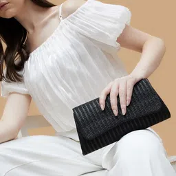 CODE by Lifestyle Women Textured Structured Sling Bag image 4