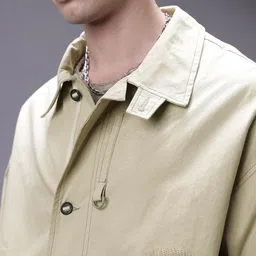 SOKO STREET Toggle Hem Pure Cotton Tailored Jacket image 2