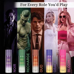 FRENCH ESSENCE Set Of 5 Deodorant Body Spray - 50ml Each image 5