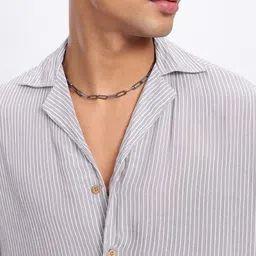 glitchez Feathery Light And Striped Ease Regular Fit Shirt image 4