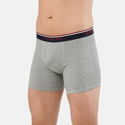 U.S. Polo Assn. Men Grey Solid Cotton Trunk I667-003-P1 image 2
