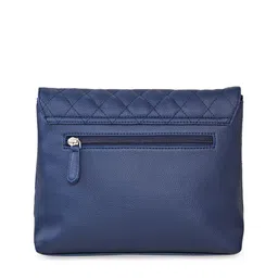 FLYING BERRY Blue Solid Sling Bag image 3