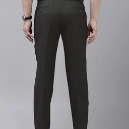Park Avenue Men Checked Formal Trousers image 3