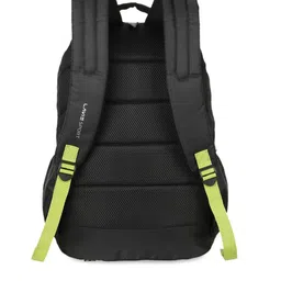 LAVIE SPORT Unisex Black & Grey Typography Backpack image 2