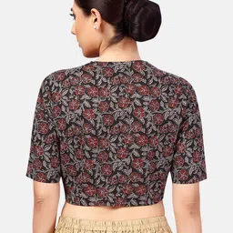 Studio Shringaar Printed Pure Cotton Saree Blouse image 3