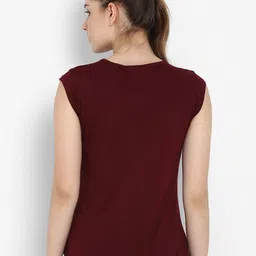 appulse Women Pack Of 2 Solid Round Neck T-shirts image 5