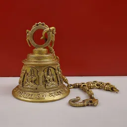 Exotic India Lord Shiva Temple Bell Showpiece image 5